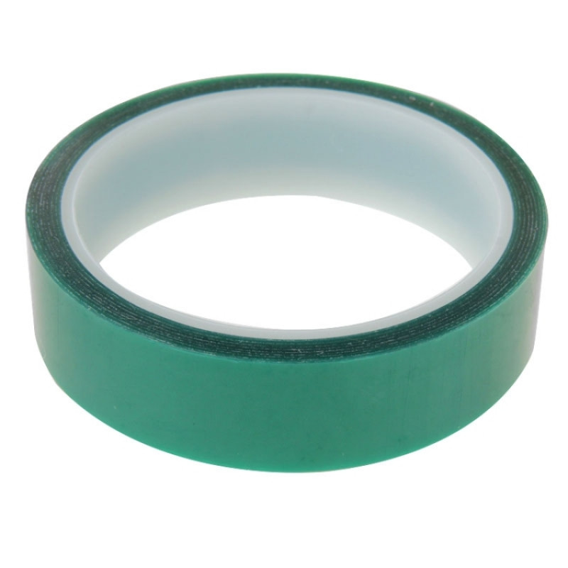 24mm High Temperature Resistant Green Powder Coating Masking Tape, Length: 33m