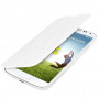 Galaxy S IV / i9500 Crocodile Texture Flip Leather Case + Battery Cover (White)