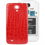 Galaxy Mega 6.3 / i9200 Crocodile Texture Leather Paste Back Cover (Red)