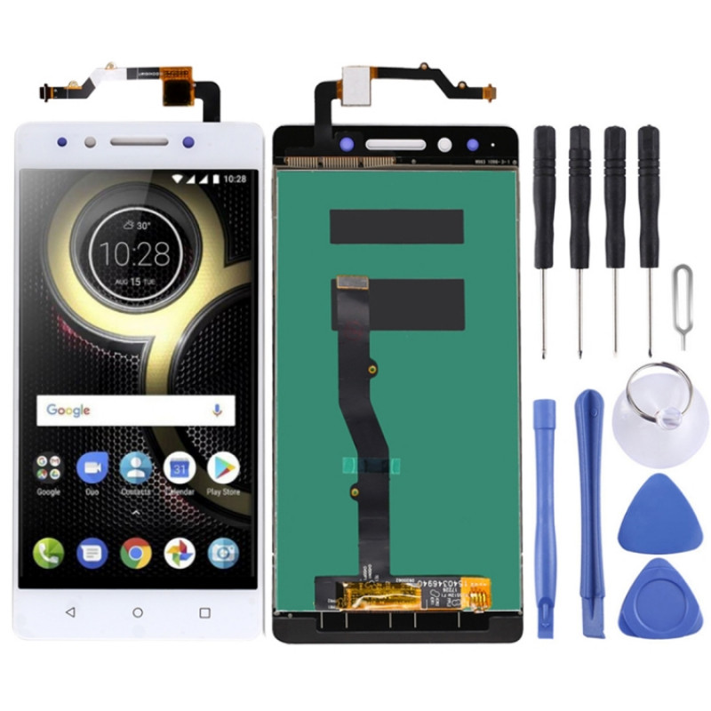 OEM LCD Screen for Lenovo K8 Note XT1902-3 with Digitizer Full Assembly (White)