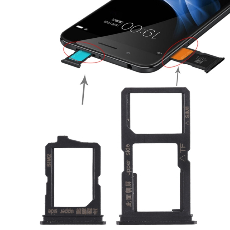 Vivo Y66 2 x SIM Card Tray + Micro SD Card Tray (Black) Vivo Y66 2 x SIM Card Tray + Micro SD Card Tray (Black)