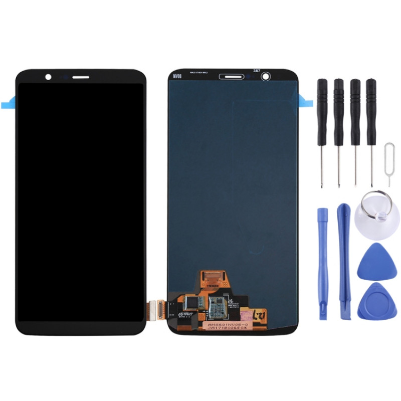 OnePlus 5T Digitizer Full Assembly Original LCD Screen (Black)