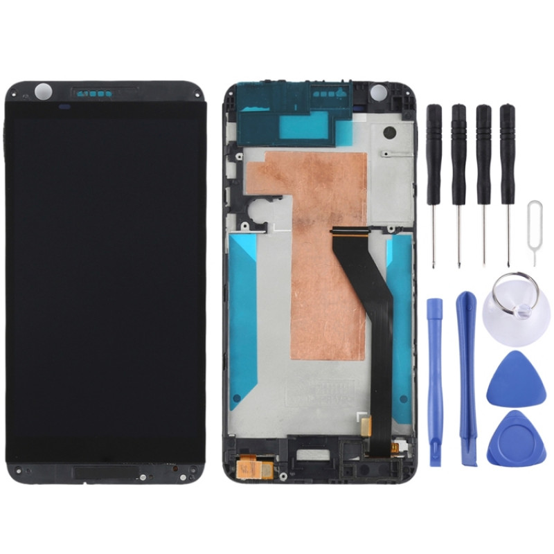 TFT LCD Screen for HTC Desire 820 Digitizer Full Assembly with Frame (Black) TFT LCD Screen for HTC Desire 820 Digitizer Full Assembly with Frame (Black)