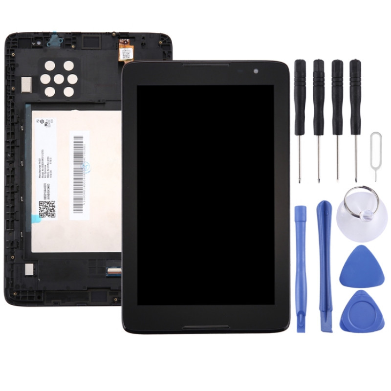 OEM LCD Screen for Lenovo A8-50 Tablet / A5500 Digitizer Full Assembly with Frame (Black)