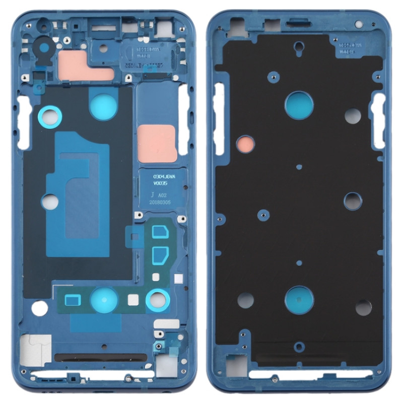 Front Housing LCD Frame Bezel Plate for LG Q7 / Q610 / Q7 Plus / Q725 / Q720 / Q7A / Q7 Alpha(Dark Blue)