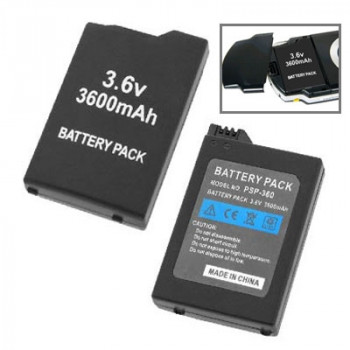 3.6V 3600mAH Lithium Battery Pack for PSP(Black) 3.6V 3600mAH Lithium Battery Pack for PSP(Black)