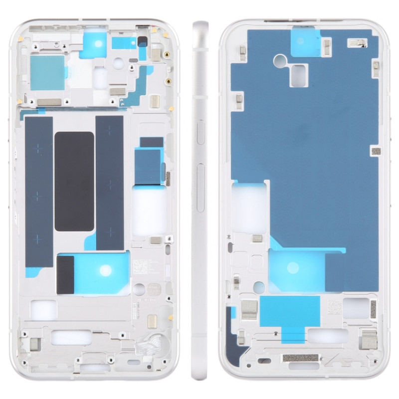 Google Pixel 8a Original Middle Frame Bezel Plate (Silver)
