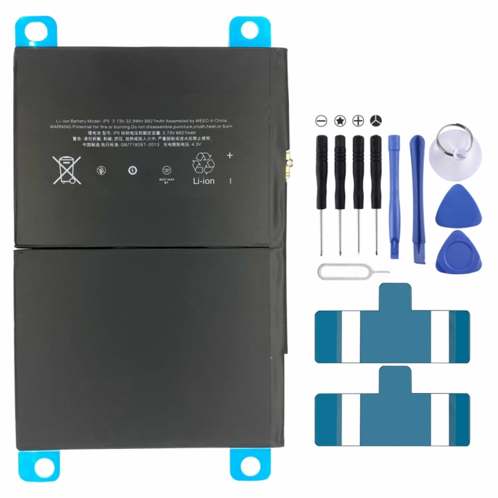 iPad 2017 A1822 A1823 8827mAh Battery Replacement