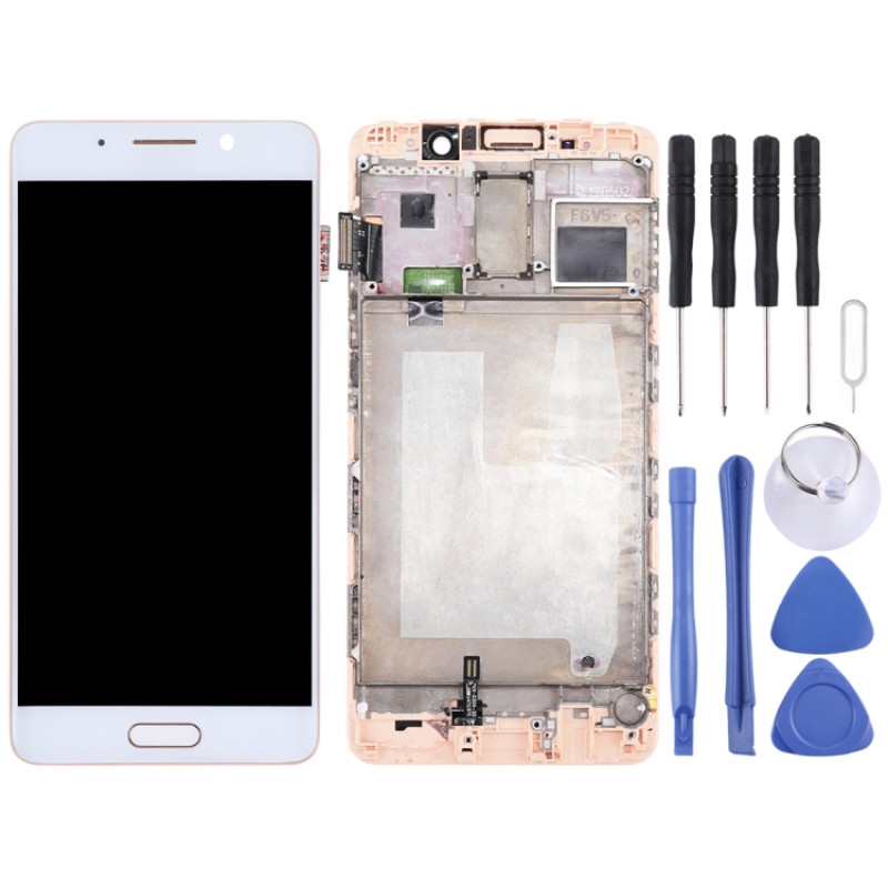 Original OLED LCD Screen for Huawei Mate 9 Pro Digitizer Full Assembly with Frame(White)