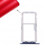SIM Card Tray + SIM Card Tray / Micro SD Card for Huawei Honor View 10 / V10(Blue)
