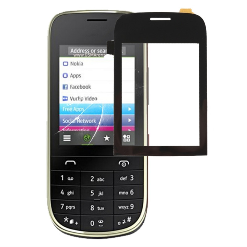 Touch Panel for Nokia Asha 202(Black) Touch Panel for Nokia Asha 202(Black)
