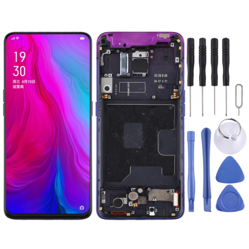 Original LCD Screen for OPPO Reno / Reno 5G Digitizer Full Assembly with Frame (Purple) Original LCD Screen for OPPO Reno / Reno 5G Digitizer Full Assembly with Frame (Purple)