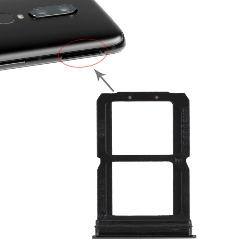 OnePlus 6 Double SIM Card Tray (Black)