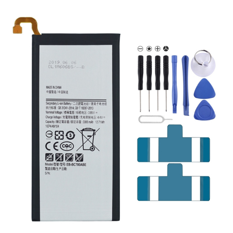 EB-BC700ABE 3300mAh For Samsung Galaxy C7 Li-Polymer Battery Replacement EB-BC700ABE 3300mAh For Samsung Galaxy C7 Li-Polymer Battery Replacement