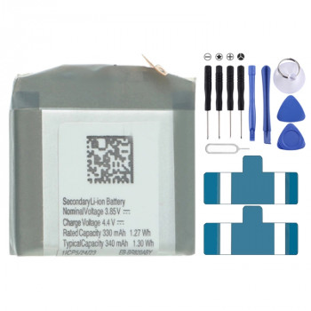 340mAh EB-BR820ABY For Samsung Galaxy Watch Active 2 Li-Polymer Battery Replacement 340mAh EB-BR820ABY For Samsung Galaxy Watch Active 2 Li-Polymer Battery Replacement