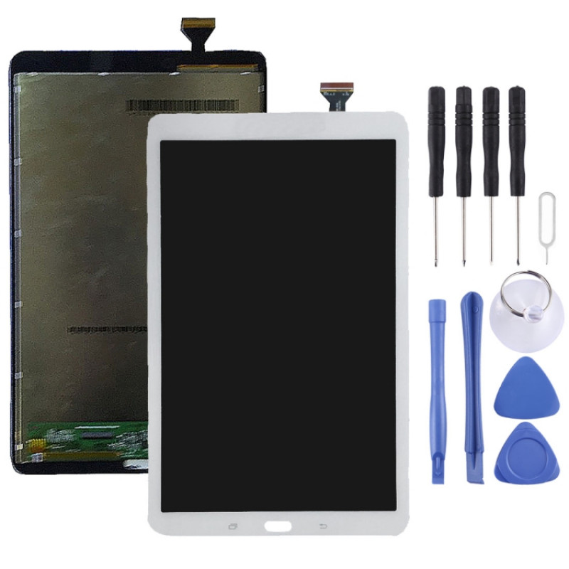 Original LCD Screen for Galaxy Tab E 9.6 / T560 / T561 / T565 with Digitizer Full Assembly (White) Original LCD Screen for Galaxy Tab E 9.6 / T560 / T561 / T565 with Digitizer Full Assembly (White)