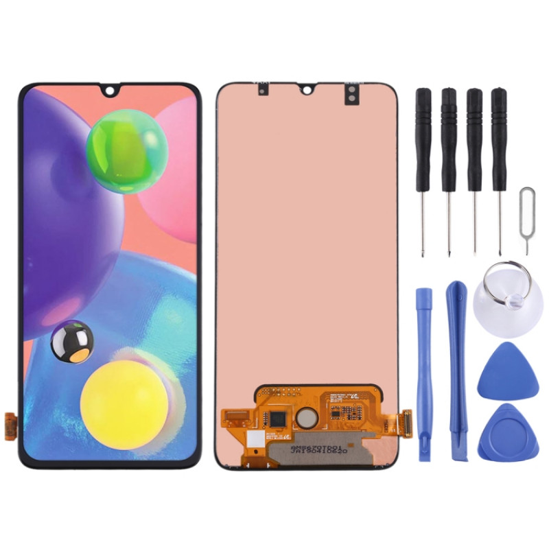 Super AMOLED LCD Screen for Samsung Galaxy A70s with Digitizer Full Assembly (Black) Super AMOLED LCD Screen for Samsung Galaxy A70s with Digitizer Full Assembly (Black)