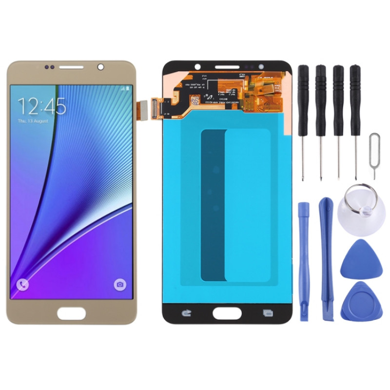 5.5 inch OLED LCD Screen for Samsung Galaxy Note 5 with Digitizer Full Assembly (Gold) 5.5 inch OLED LCD Screen for Samsung Galaxy Note 5 with Digitizer Full Assembly (Gold)