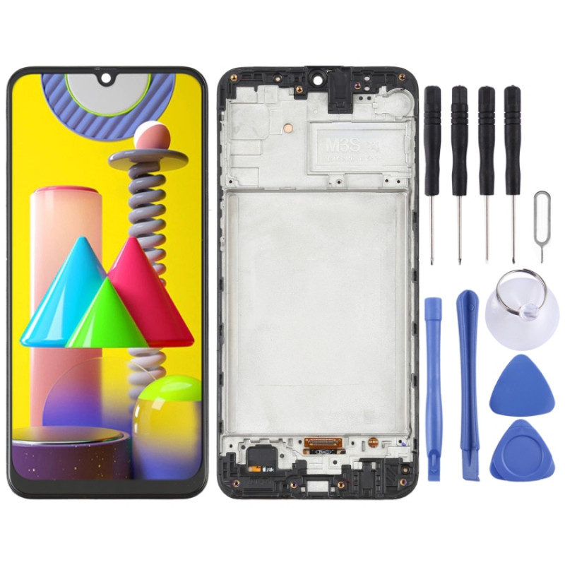 6.36 inch OLED LCD Screen for Samsung Galaxy M31 / Galaxy M31 Prime SM-M315 Digitizer Full Assembly with Frame (Black) 6.36 inch OLED LCD Screen for Samsung Galaxy M31 / Galaxy M31 Prime SM-M315 Digitizer Full Assembly with Frame (Black)