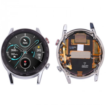 LCD Screen and Digitizer Full Assembly With Frame for Honor Magic Watch 2 MNS-B19 46mm(Silver) LCD Screen and Digitizer Full Assembly With Frame for Honor Magic Watch 2 MNS-B19 46mm(Silver)