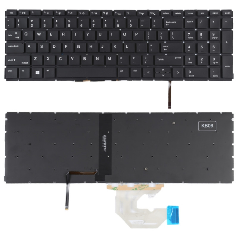 HP Probook 450 G6 455 G6 450 G7 455 G7 US Version Keyboard with Backlight