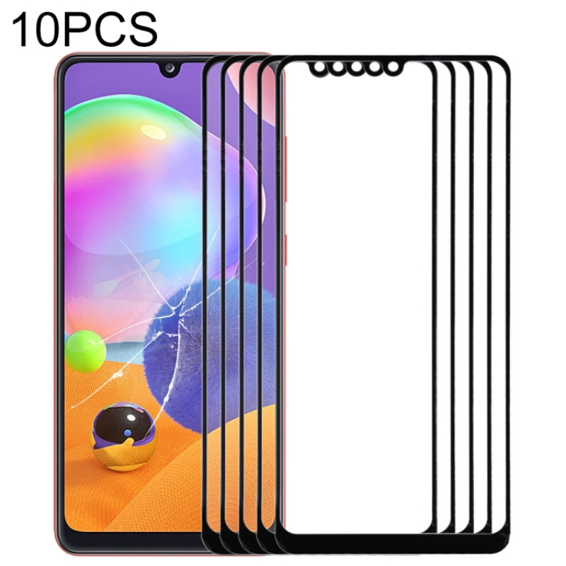 Samsung Galaxy A31 10pcs Front Screen Outer Glass Lens (Black) Samsung Galaxy A31 10pcs Front Screen Outer Glass Lens (Black)