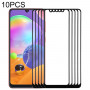 Samsung Galaxy A31 10pcs Front Screen Outer Glass Lens (Black)