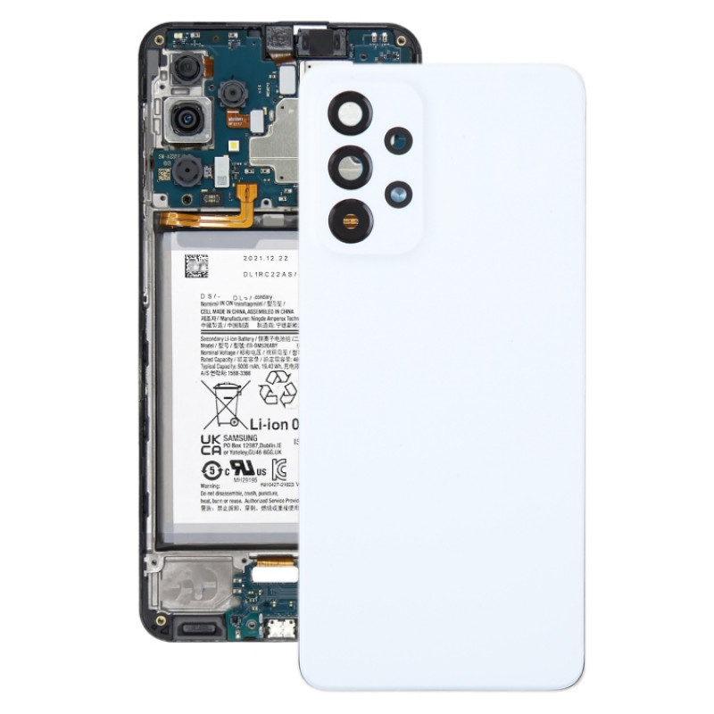 Samsung Galaxy A53 5G SM-A536B Original Battery Back Cover with Camera Lens Cover(White)