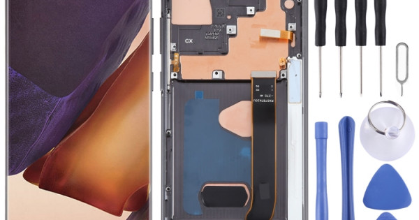 Schermo Di Ricambio Per Samsung Note 20 Ultra 5G SM-N986B - Display OLED Con Telaio, Kit Strumenti E Supporto Impronta - 2