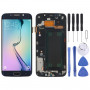 Original Super AMOLED LCD Screen For Samsung Galaxy S6 Edge SM-G925F Digitizer Full Assembly with Frame (Black)