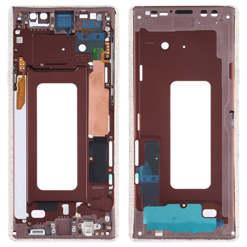 Samsung Galaxy Note9 SM-N960F/DS, SM-N960U, SM-N9600/DS Middle Frame Bezel Plate with Side Keys (Gold)