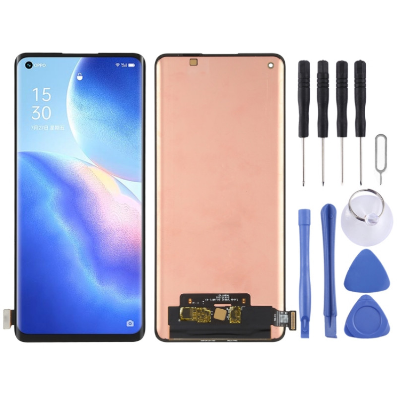 Original Super AMOLED Material LCD Screen and Digitizer Full Assembly for OPPO Reno5 Pro 5G / Reno5 Pro+ 5G / Find X3 Neo PDSM00, PDST00, CPH2201, PDRM00, PDRT00