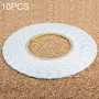 10 PCS 1mm Double Sided Adhesive Sticker Tape for Phone Touch Panel Repair, Length: 50m(White)