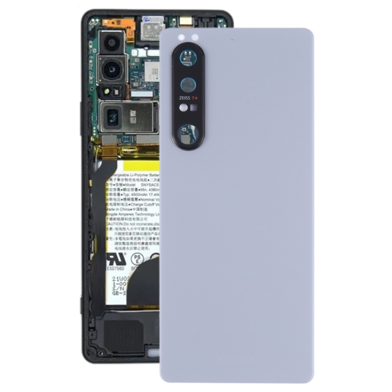 Original Battery Back Cover with Camera Lens for Sony Xperia 1 III(Silver) Original Battery Back Cover with Camera Lens for Sony Xperia 1 III(Silver)
