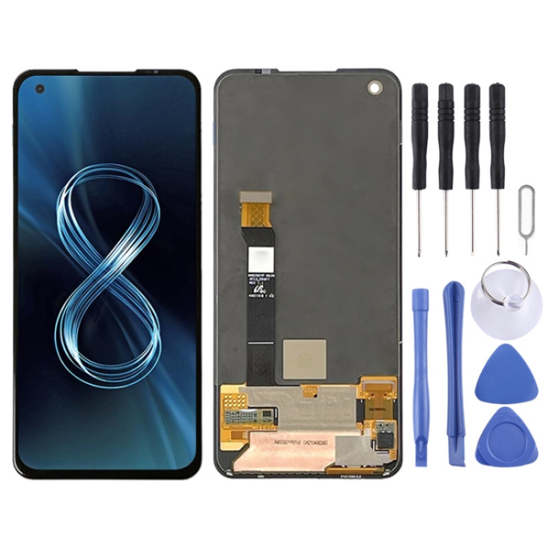 Original AMOLED LCD Screen for Asus Zenfone 8 ZS590KS-2A007EU I006D with Digitizer Full Assembly (Black) Original AMOLED LCD Screen for Asus Zenfone 8 ZS590KS-2A007EU I006D with Digitizer Full Assembly (Black)