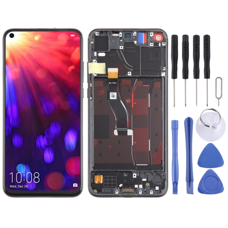 Honor View 20 Original LCD Screen Digitizer Full Assembly with Frame (Black) Honor View 20 Original LCD Screen Digitizer Full Assembly with Frame (Black)