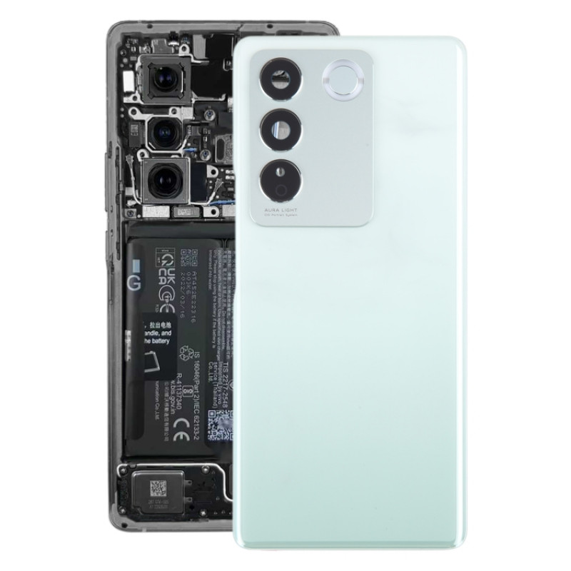 vivo V27 / V27 Pro Original Battery Back Cover with Camera Lens Cover(Green) vivo V27 / V27 Pro Original Battery Back Cover with Camera Lens Cover(Green)