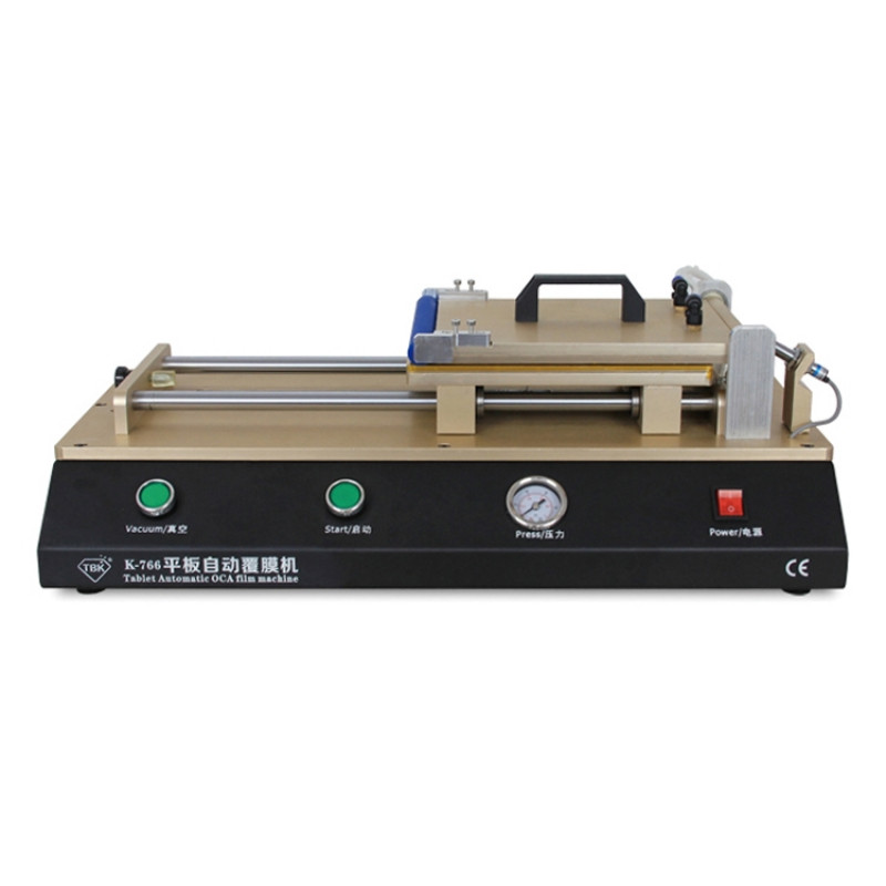 TBK-766 12 inch Tablet Automatic OCA Laminator Machine Polarizer Film Laminator Machine for LCD Repair Built-in Vacuum Pump TBK-766 12 inch Tablet Automatic OCA Laminator Machine Polarizer Film Laminator Machine for LCD Repair Built-in Vacuum Pump