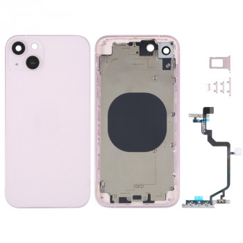 Back Housing Cover with Appearance Imitation of iP14 for iPhone XR(Pink)