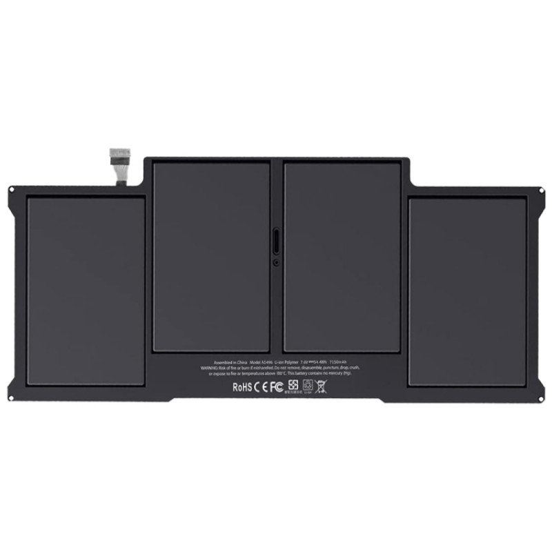 A1496 7150mAh Battery Replacement For MacBook Air 13 inch A1466 2013 / 2014 / 2015 / 2017