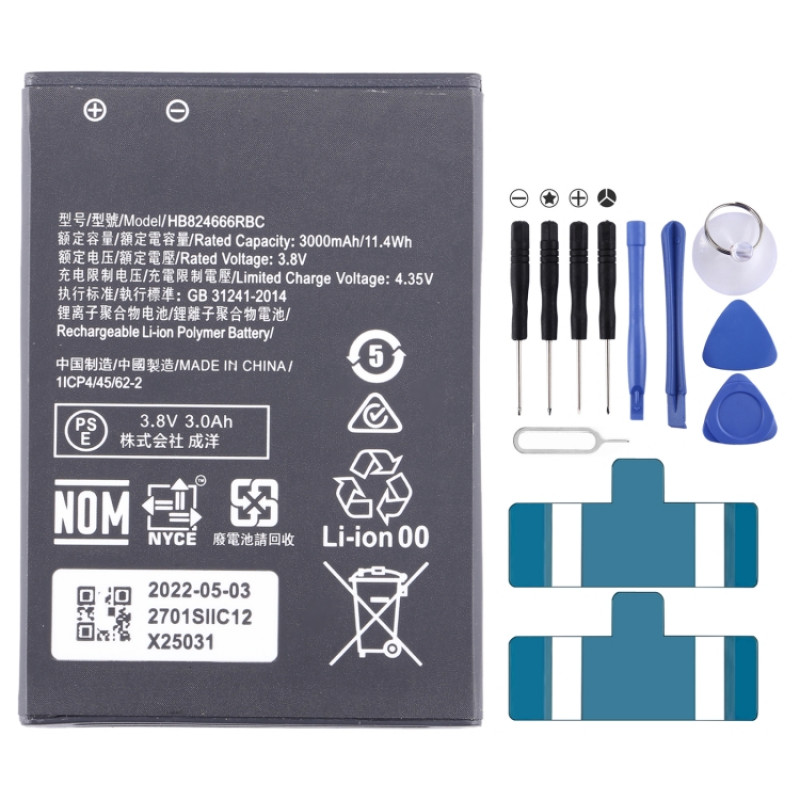 Huawei E5577/E5785/E5787 WiFi Router Battery Replacement HB824666RBC 3000mAh