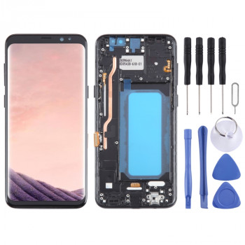 TFT LCD Screen for Samsung Galaxy S8+ SM-G955 Digitizer Full Assembly with Frame(Black) TFT LCD Screen for Samsung Galaxy S8+ SM-G955 Digitizer Full Assembly with Frame(Black)