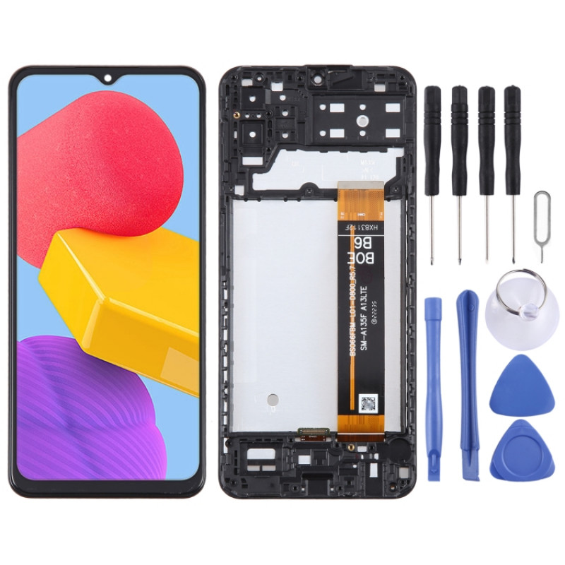 Samsung Galaxy M13 SM-M135F Original LCD Screen Digitizer Full Assembly with Frame Samsung Galaxy M13 SM-M135F Original LCD Screen Digitizer Full Assembly with Frame