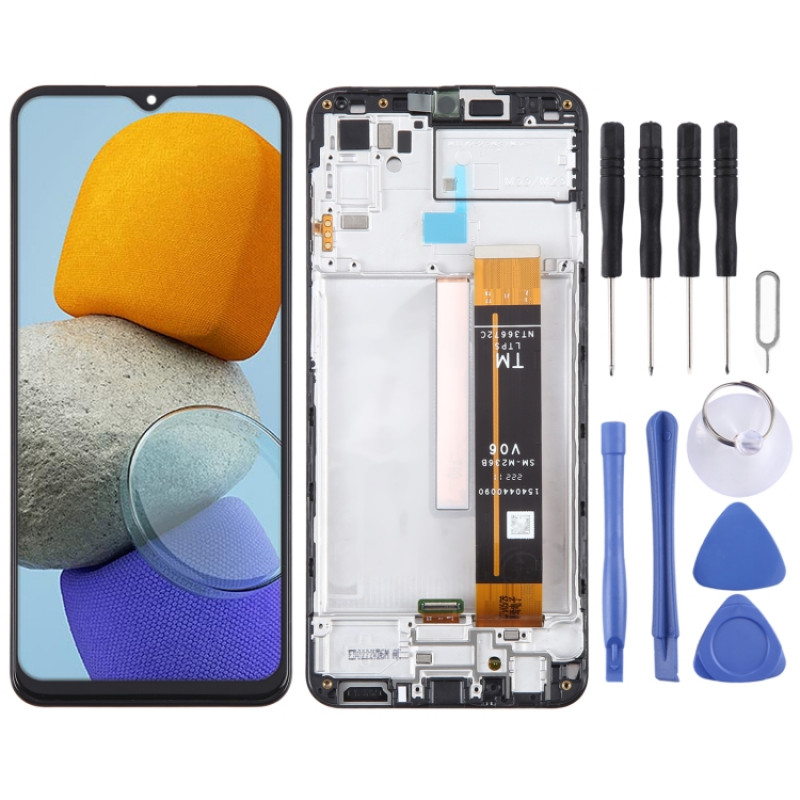 Samsung Galaxy M23 SM-M236B Original LCD Screen Digitizer Full Assembly with Frame