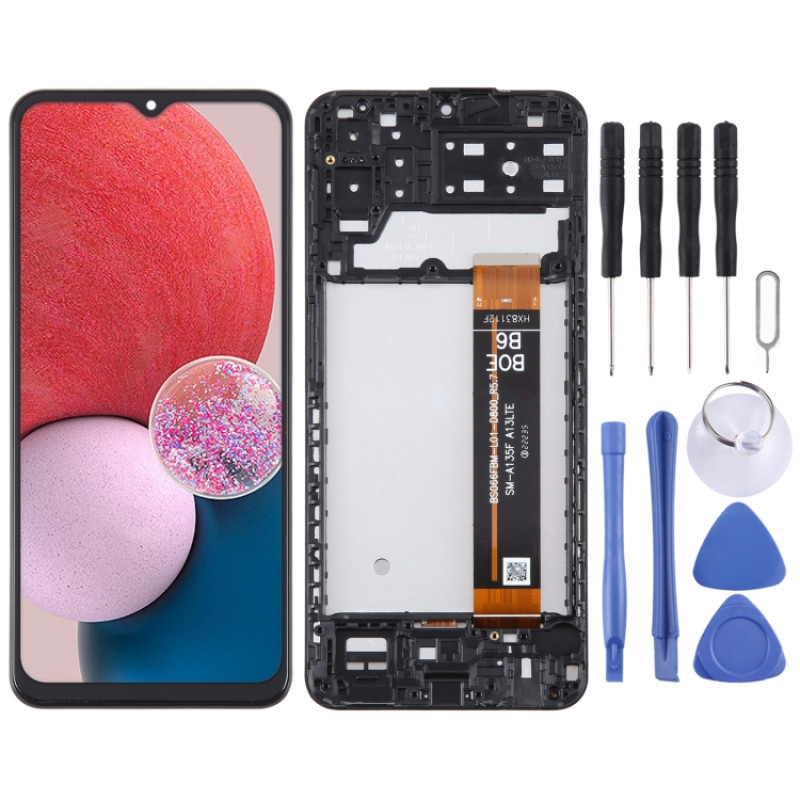 Samsung Galaxy A13 SM-A137F Original LCD Screen Digitizer Full Assembly with Frame