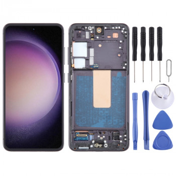 Samsung Galaxy S23 SM-S911B Original LCD Screen Digitizer Full Assembly with Frame