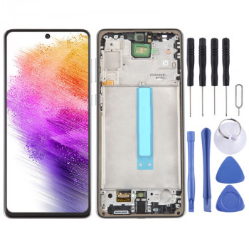Samsung Galaxy A73 5G SM-A736B OLED LCD Screen Digitizer Full Assembly with Frame Samsung Galaxy A73 5G SM-A736B OLED LCD Screen Digitizer Full Assembly with Frame