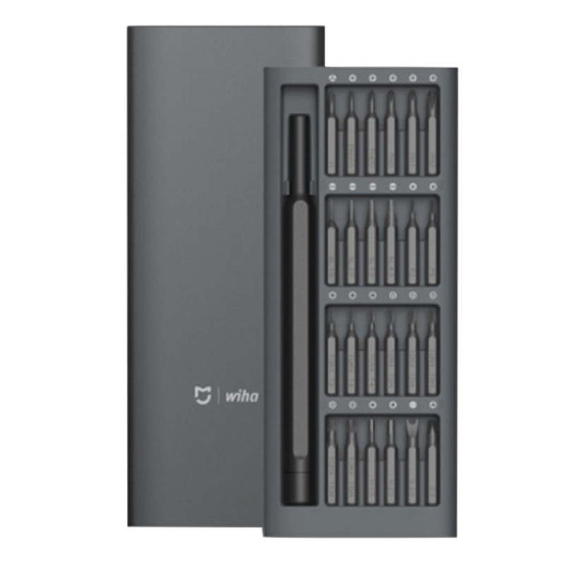 Original Xiaomi Mijia Wiha Daily Use Screwdriver Kit 24 in 1 Precision Magnetic Bits Aluminum Box Mijia Wiha Screw Driver Set Original Xiaomi Mijia Wiha Daily Use Screwdriver Kit 24 in 1 Precision Magnetic Bits Aluminum Box Mijia Wiha Screw Driver Set