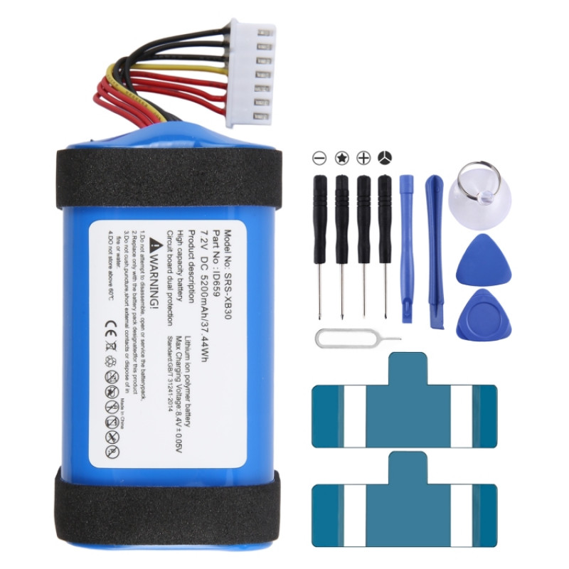 7.2V 5200mAh ID770 ID659 Battery Replacement For Sony SRS-XB40 SRS-XB41 SRS-XB3 SRS-XB30 7.2V 5200mAh ID770 ID659 Battery Replacement For Sony SRS-XB40 SRS-XB41 SRS-XB3 SRS-XB30