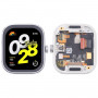Xiaomi Redmi Watch 4 Original LCD Screen Digitizer Full Assembly with Frame (Silver)